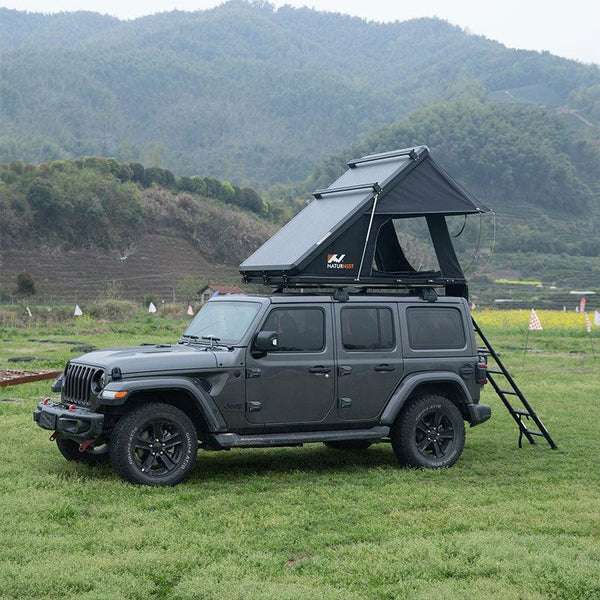 Naturnest Triangle Roof top tent with big awning